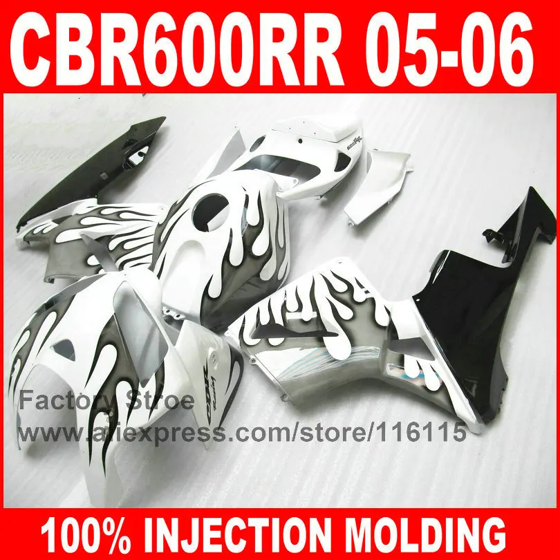 Изготовленные на заказ Обтекатели для мотоциклов HONDA 2005 2006 CBR 600 RR CBR600RR 05 06