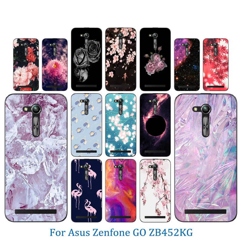 Чехлы для телефонов Asus ZB450KL Ice Pattern Zenfone GO 2nd Gen ZB452KG ASUS_X014D 4 5 дюйма полная Защита