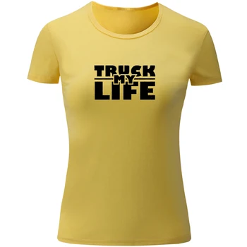 

This is my Peace Sign 2018 Design Womens Ladies Printing T-shirt Graphic Truck is my Life Tee Shirt Cotton Tshirts