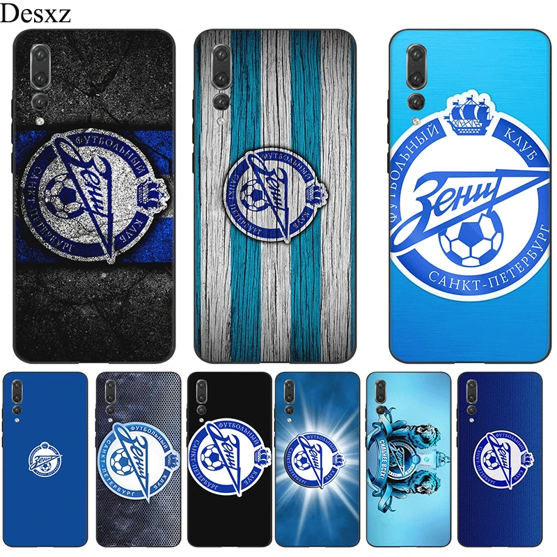 

Desxz Silicone Mobile Phone Case For Honor Note 10 6A 7A 7X 8 8X 8C 9 Lite Cover Zenit Football Club Logo Bag
