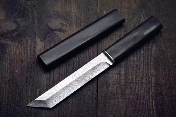  XITUO Paring Knife Damascus Steel VG10 Home Kitchen Chef Knife Outdoor Camping Knife Ebony Handle J - 33044881860