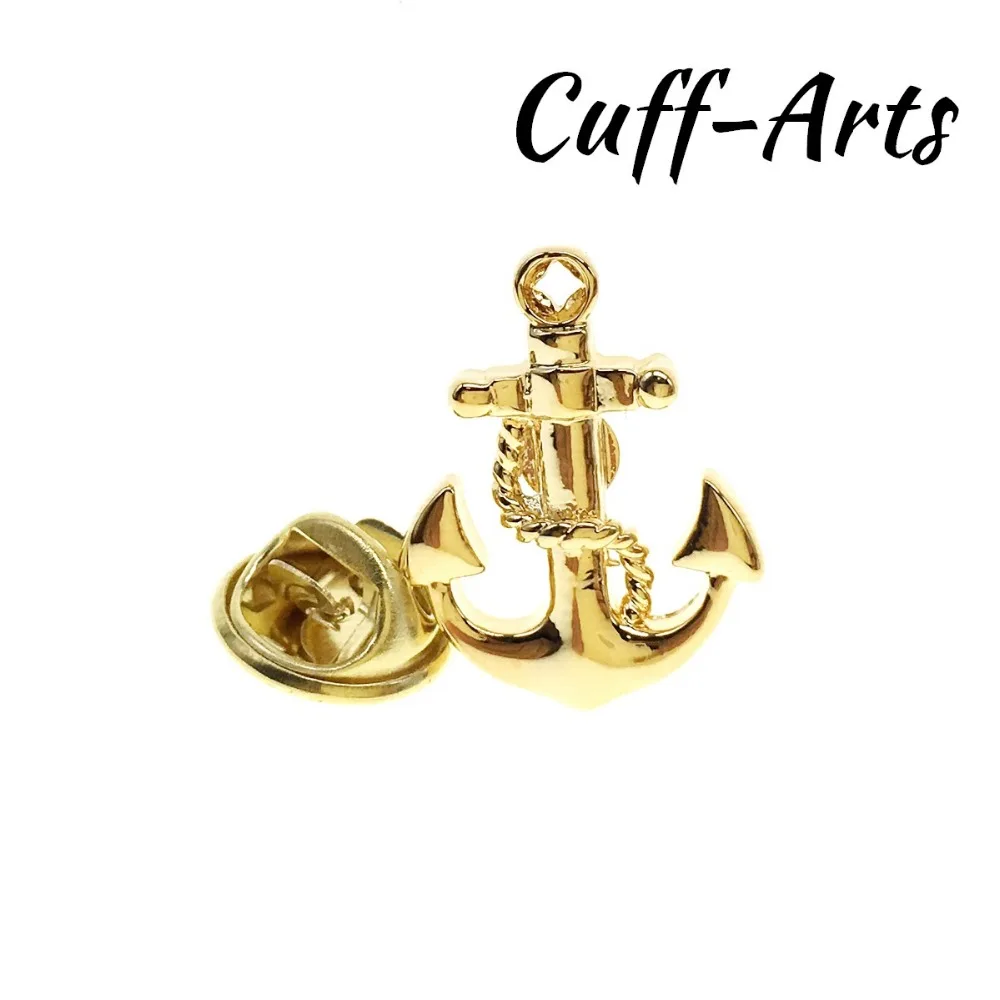 Cuffarts Lapel Pin For Men Nautical Anchor Chain Lapel Pin Badges