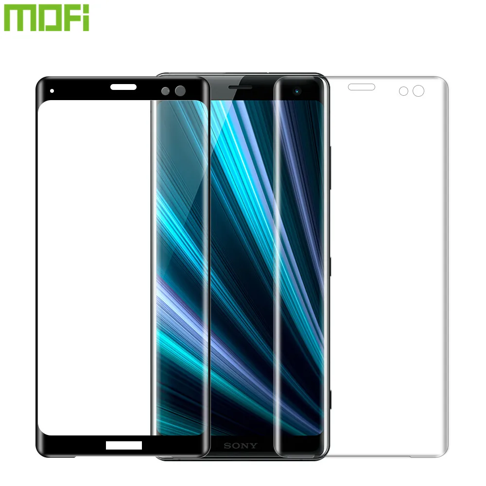 

for Sony Xperia XZ3 glass tempered 3D full cover screen protector for Xperia XZ3 glass galaxy note 8 MOFi Glass film