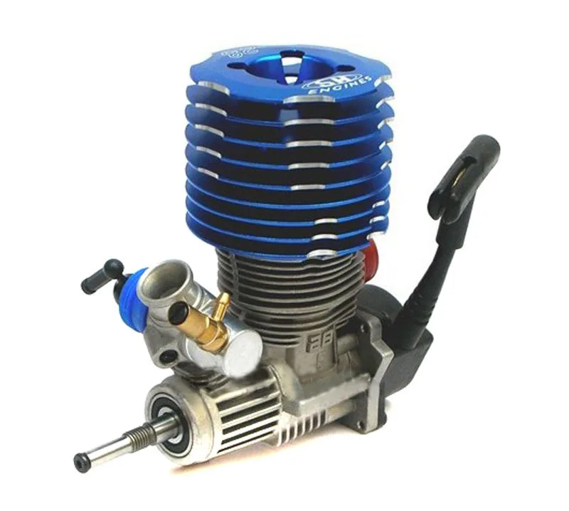 

HSP RC Car 1:8 Buggy Monster Truggy Nitro Engine Taiwan Imports Blue SH 28 Engine M28-P3 4.57CC Pull Starter