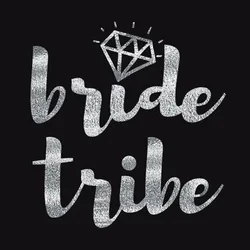 Night Accessories 8 x TEAM BRIDE TEMPORARY TATTOOS Rose Gold Funky Hen Party