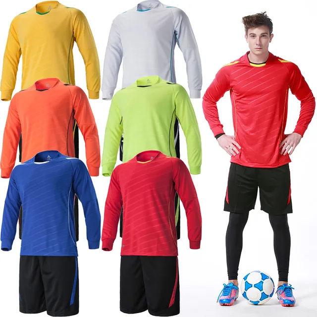 Hot Sale Men Soccer Jersey Football Clothing Quick Dry Sportswear Set