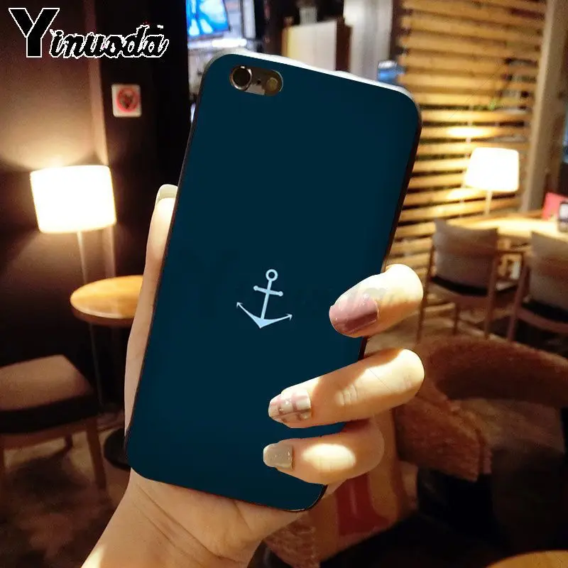 Nautical Tattoo blue boat Anchor Art