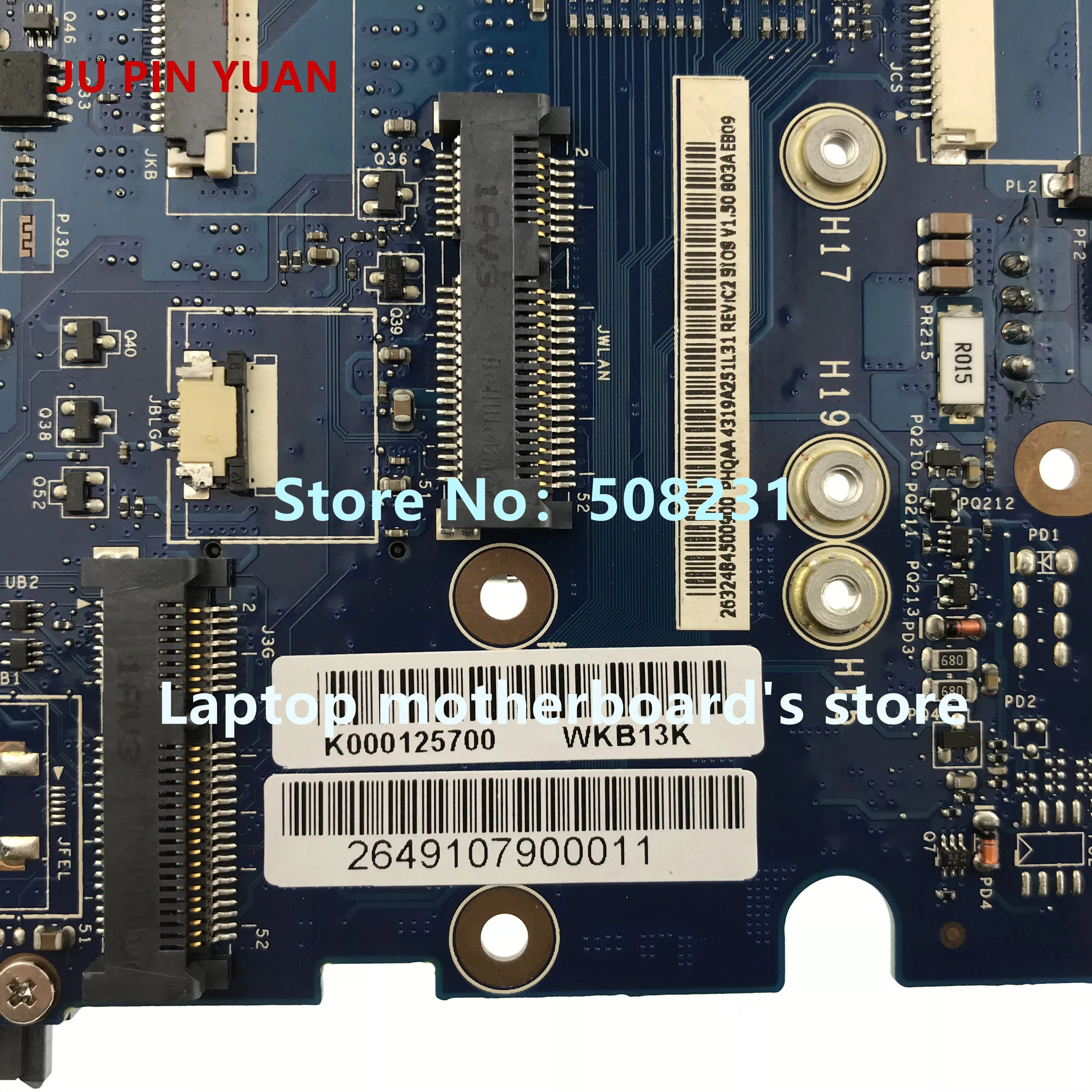 JU PIN юаней K000125700 PHQAA LA-6831P Mainrboard для Toshiba satellite P750 P755 A665 материнская плата для ноутбука полностью протестированы