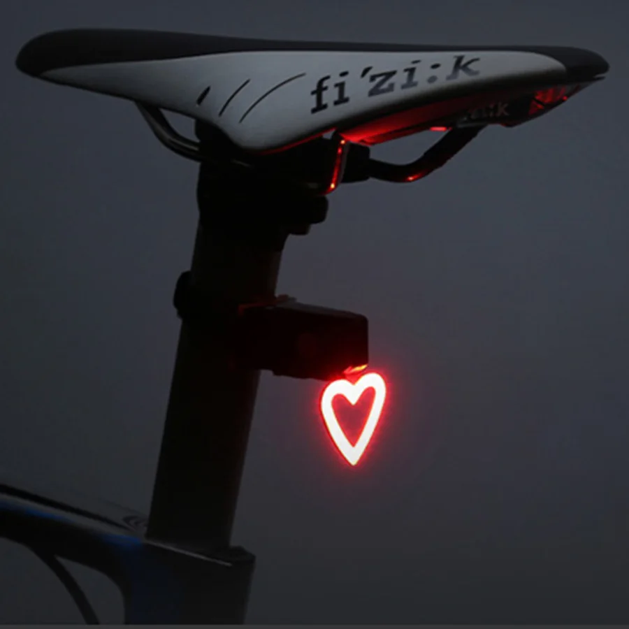 Clearance Okfeet Small Smart Tail Light USB Rechargeable Lithium Battery Constellation Bicycle Part Ebike Flickering Safety Mountain Bike 3