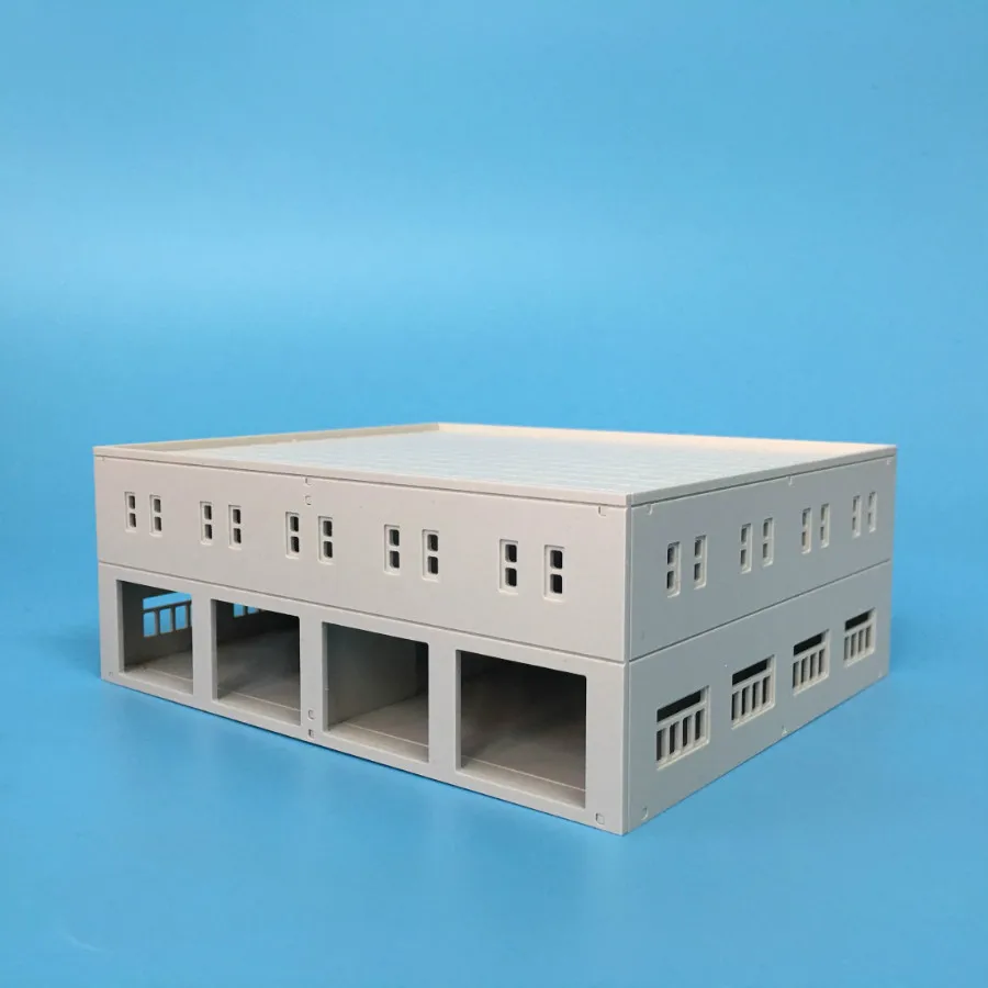 

1/150 1/160n Proportion Building Model Train Sand Table Factory Building Model Mall Plastic Assembly