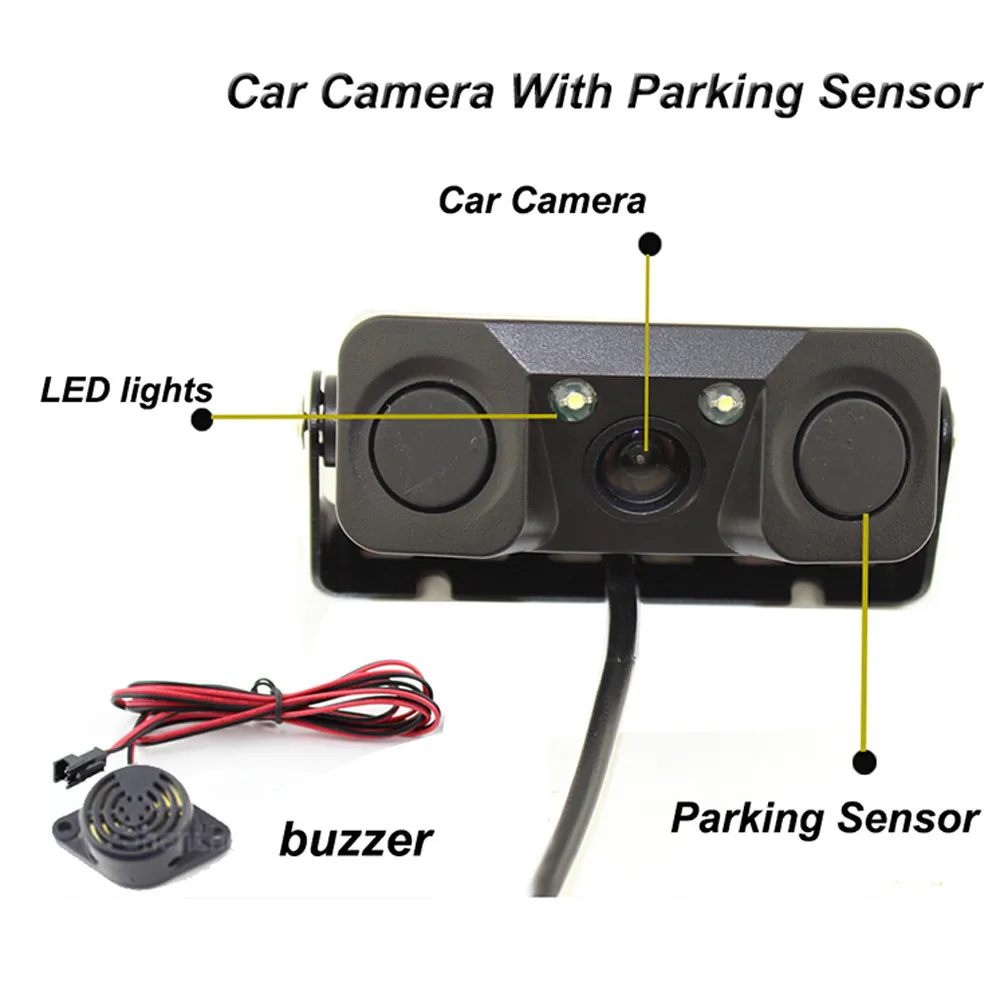 Car radar images up combo smart camera car after reversing buzzer (1)
