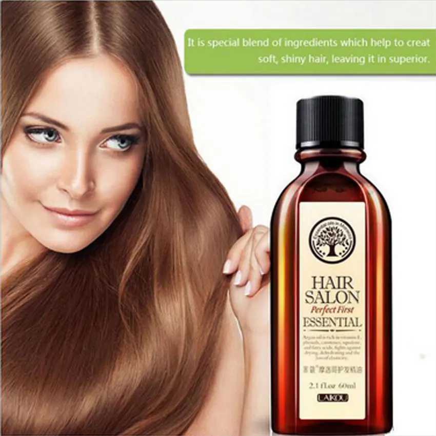 3PCS Monaco Nut Hair Oil Argan Oil 60ml Keratin Free Clean Hair Curly