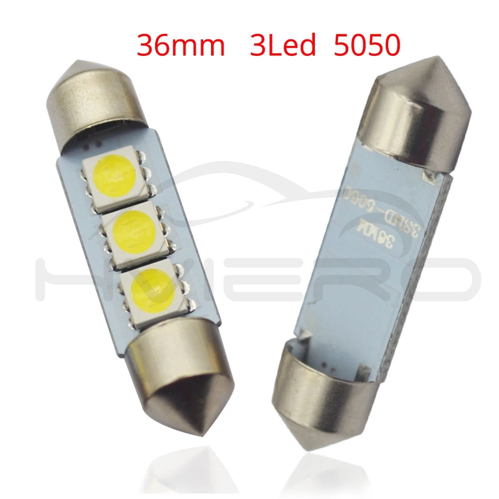 Белый автомобиль Led C5W 5050 3 Smd 3Smd 31 мм 36 мм 39 мм 41 мм Dc 12 В гирлянда внутренний купол дверной светильник, свободный светильник, Лампа сигнала поворота