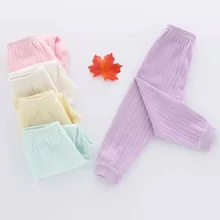 Леггинсы для малышей штаны для малышей весенне-осенние штаны хлопковые леггинсы без косточек для мальчиков и девочек от 0 до 2 лет