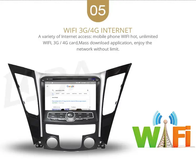 Flash Deal LJDA Android 9.1 Car dvd player for HYUNDAI SONATA 2012 2013 2014 2Din Car Radio gps navigation stereo multimedia WIFI autoaudio 7