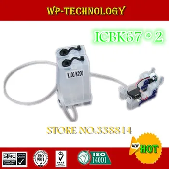 

[Empty] CISS suit for ICBK67, ICBK67 ink cartridges ,suit for Epson PX-K100 PX-K200 ,With auto reset chips