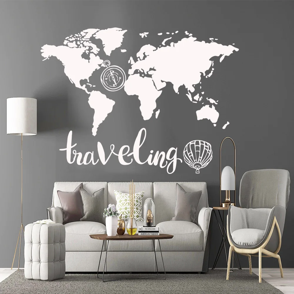 Fun world map Vinyl Kitchen Wall Stickers Wallpaper For Living Room Bedroom Background Wall Art Decal Fun world map Vinyl Kitchen Wall Stickers Wallpaper For Living Room Bedroom Background Wall Art Decal