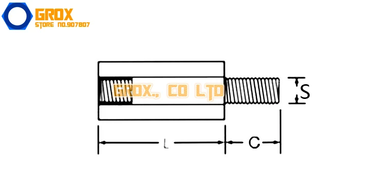 50 шт. латунь M3 x 18+ 4 мм PCB Женский на обоих концах для подключения внешних устройств к материнской плате Шестигранная стойка Spacer