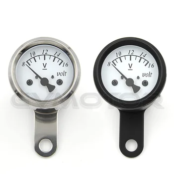 

Vintage Classic 48MM Waterproof LED Black/Chrome Cafe Racer Motorcycle Volt Gauge for YAMAHA SR400 HONDA Free Shipping