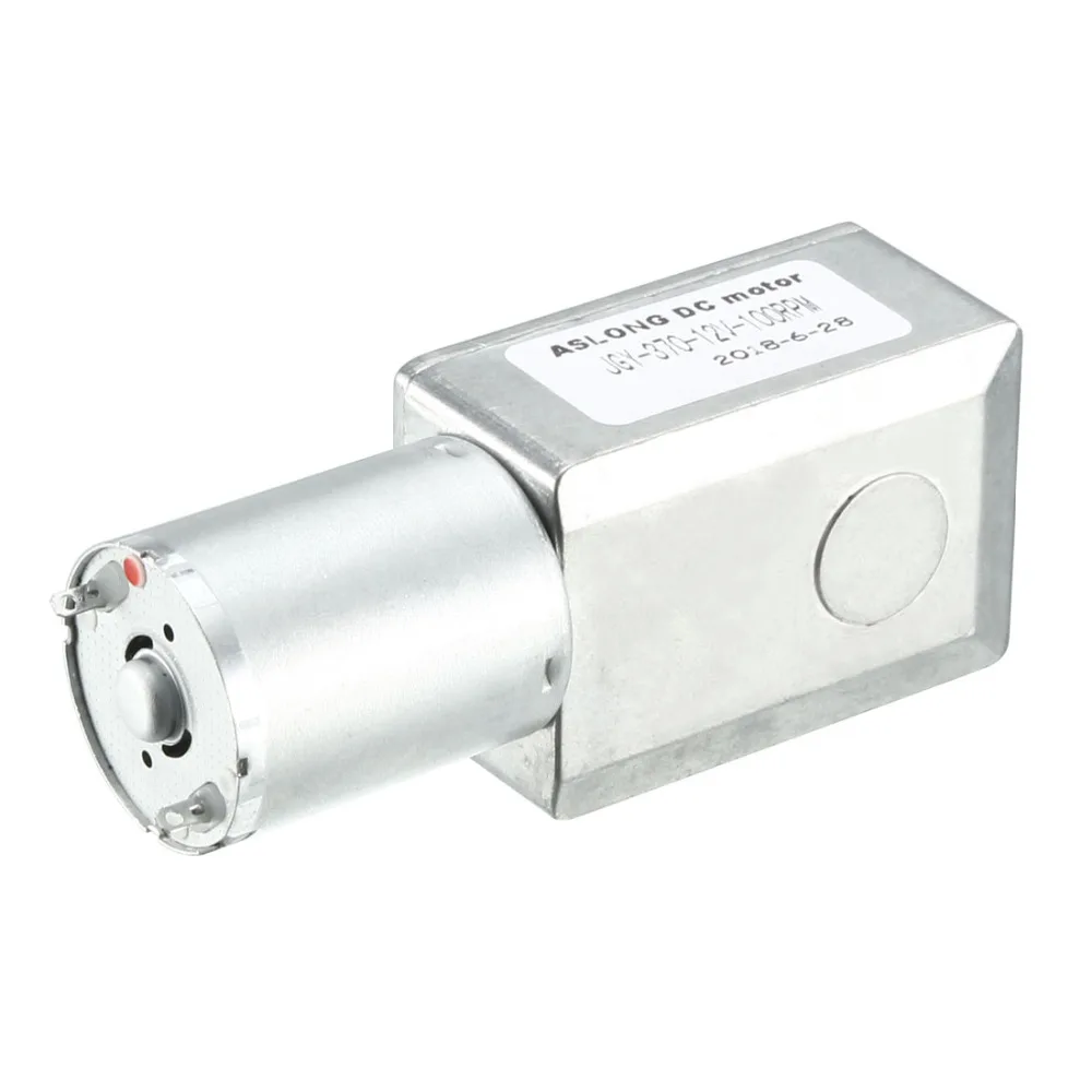 

UXCELL(R) High Quality 1 Pcs 12V 100RPM DC Worm Gear Motor 6mm Female Shaft High Torque Turbine Reducer - JSX100-370