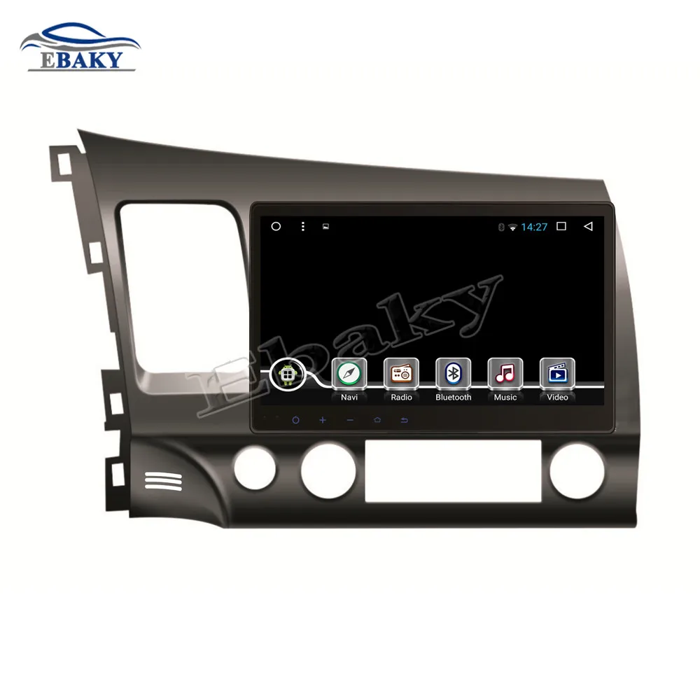Flash Deal NaviTopia 10.1inch 1G/2G RAM Quad Core/Octa Core Android 7.1/8.1 Car DVD Radio for Honda CIVIC 2006 2007 2008 2009 2010 2011 GPS 3
