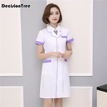 Больничная униформа, женские медицинские халаты, одежда, скрабы, медицинская форма, Женская медицинская униформа, Женский хлопковый Халат медсестры