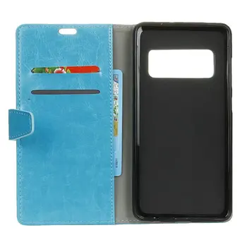 

100pcs/lot free shipping Crystal Grain Wallet leather case Stand with card holder case for Samsung Galaxy S8/S8PLUS
