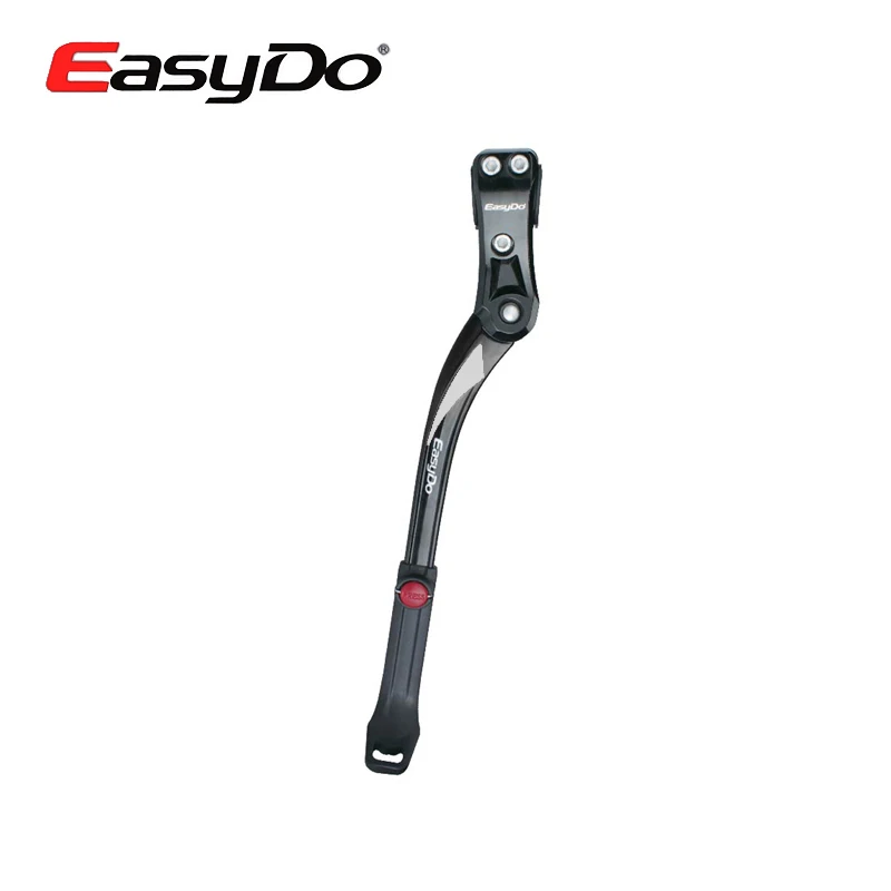 EASYDO велосипедная стойка, регулируемая велосипедная боковая подножка для горного велосипеда, велосипедные аксессуары, 4 цвета - Цвет: Silver