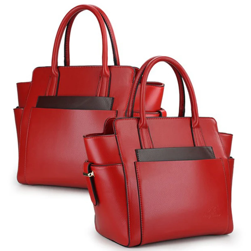 Wine red bags 2013 women's bag handbag fashion bag color block bag