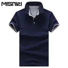 MISNIKI летние Для мужчин короткий рукав футболки поло для мужчин, Цвет Повседневное поло для мужчины M-3XL AXP56