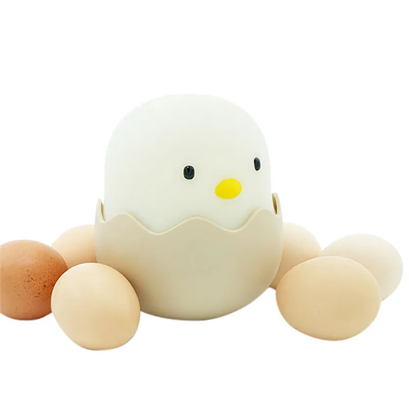 USB Led Garland Light Eggshell Chicken Led Night Light Tumbler Cartoon Bedside Sleepping Nightlight Home Decor Lamparas 40JY3002