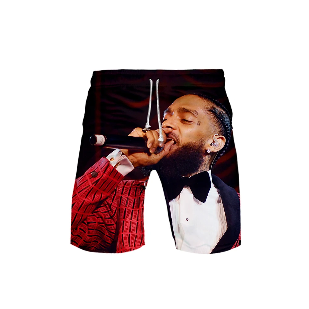 Nipsey hussle/пляжные шорты с 3D принтом; детские летние новые быстросохнущие пляжные шорты для плавания; мужские шорты в стиле хип-хоп для мальчиков; пляжная одежда