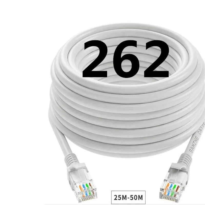 

A262 Dual Interface Gold Plated Connector Ethernet Cable RJ45 Cat7 Lan Cable Network Flat Cable Wire for Router Switch 5m/8m/10m