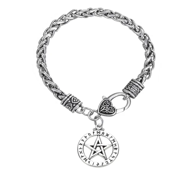 Dawapara Aliexpress Indian Jewelry Rune Alphabet Pentacle Pentagram Dawapara Aliexpress Indian Jewelry Rune Alphabet Pentacle Pentagram Wiccan Bracelet