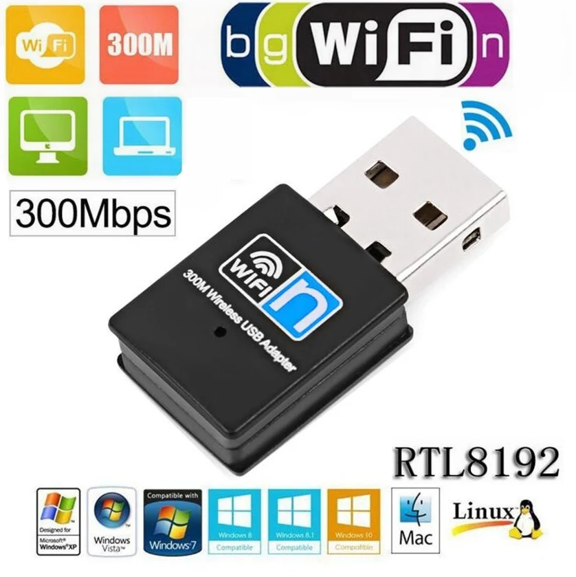 USB Wifi Wireless Wlan Adapter Module RTL8192EU Raspberry Pi 5DBi 300Mbps USB Wifi Wireless Wlan Adapter Module RTL8192EU Raspberry Pi 5DBi 300Mbps