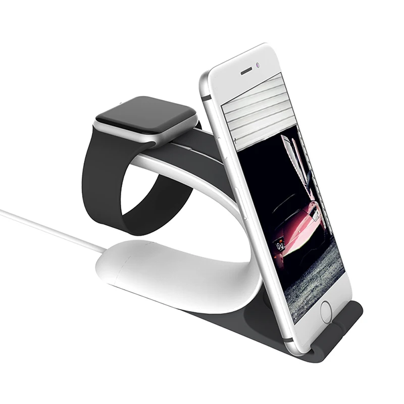 

MultiFunction Apple Watch Stand Holder Charging Dock Charger Station For iPhone Tablet Pad Watch Stand For watch 38mm/42mm