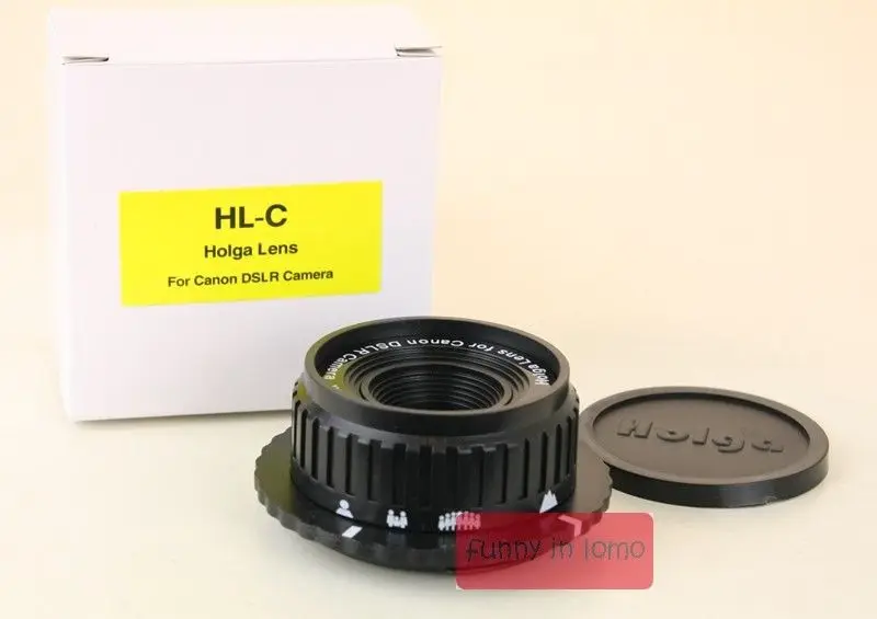 NEW Holga HL-C 60 mm f/8.0 Lens For Canon DSLR SLR Camera Black
