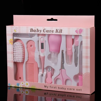 

Newborn Baby Health Care Kit Kid Nail Scissors Baby hygiene Kit Grooming Set Thermometer Clipper Scissor Kid Toiletries for Baby