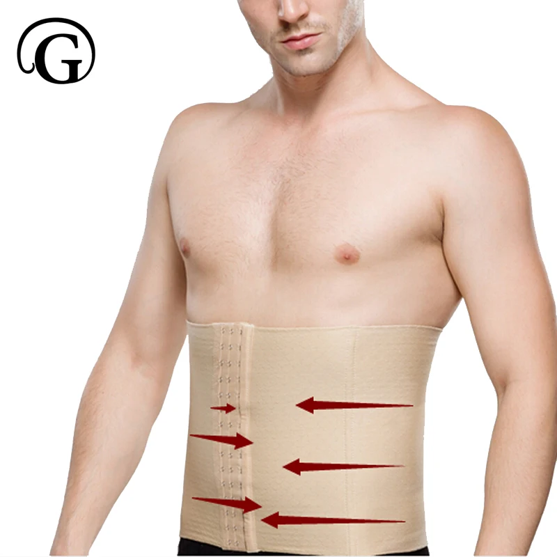 Men Abdominal Girdle Slimming Waist Trainer Shaper Belt Excercise Belly Tummy Trimmer Band Back Supportor Prayger 1813|shaper slim|men stomach