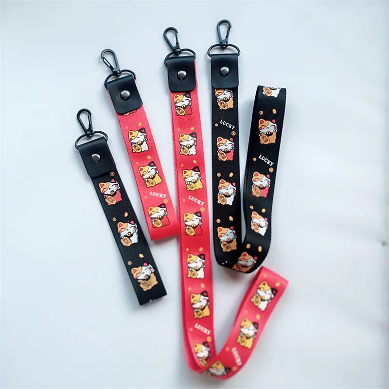 شريط لتعليق الهاتف المحمول الحبل الهاتف المحمول اليد الرقبة حزام الحبل للمفاتيح ID بطاقة S ل USB شارة حامل هانغ حبل المحمول قطع القط