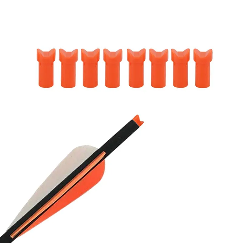 50/100pcs Archery Crossbow Arrow Nock Half-moon Nock Arrow Tails OD8.8mm ID7.6mm Crossbow Arrow Hunting Shooting Accessories