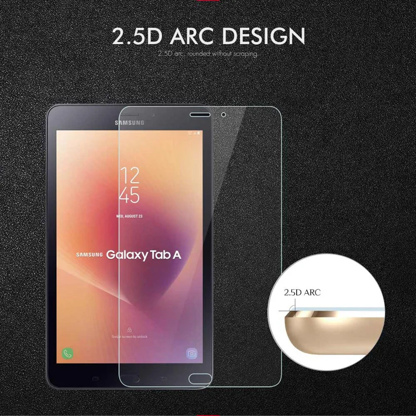 Полное покрытие 9H закаленное стекло для Samsung Galaxy Tab A 8 0 2017 T380 T385 дюймов Защитная