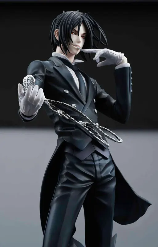 Skup 20 cm kuroshitsuji Sebastian Michaelis Anime lalka postać z kreskówki PVC model kolekcjonerski zabawki figurka prezent dla przyjaciół