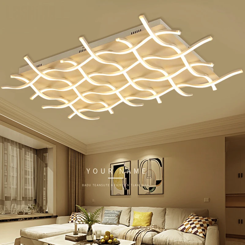 Modern Flower LED Acrylic Ceiling Light Pendant Lamp For Living Room Bedroom 