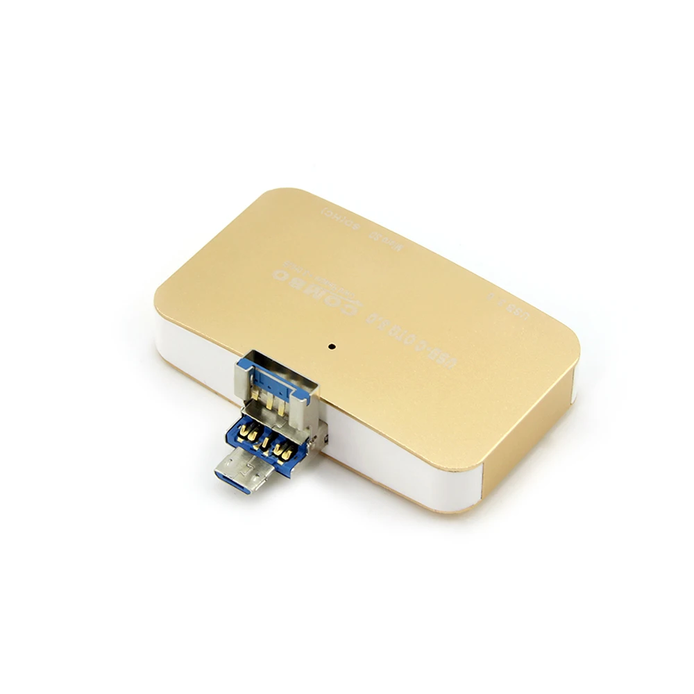 USB Hub With Card Reader 