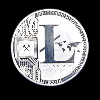 

New 1 OZ Pure .999 Silver Plated 25 LTC Litecoin Vires in Numeris Medallion Coin