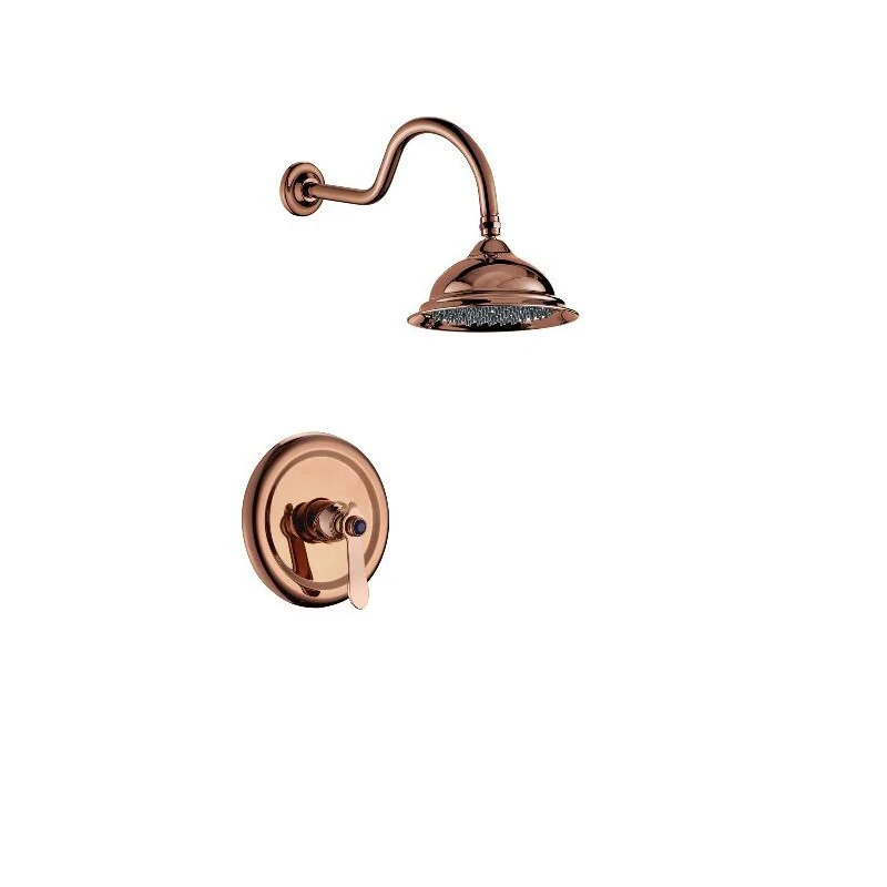 BECOLA Bathroom Concealed Shower Faucet High Quality Gold and Chrome Shower Set Wall Mounted B-2201