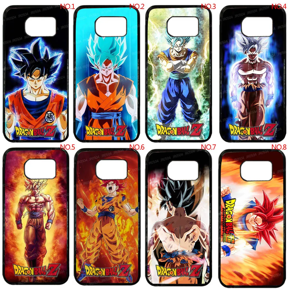 Dragon Ball Z Гоку Гохан Супер Saiyan Капа для Samsung Galaxy S5 S6 S7 S8 S9 плюс + J5 2016 J510 чехол телефона
