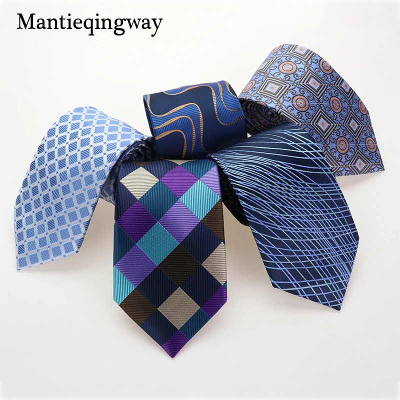 Mantieqingway галстук модный мужской жаккардовый галстук для свадьбы винтажный печатный галстук-бабочка галстуки для мужчин 8 см галстук бренд Рождество