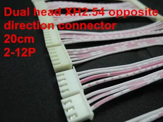 10 шт./лот 20 см XH красный белый кабель ленты dual head противоположном направлении XH2.54 2 P 3 P 4 P 5 P 6 P 7 P 8 P 9 P 10 P 11 12 P разъем